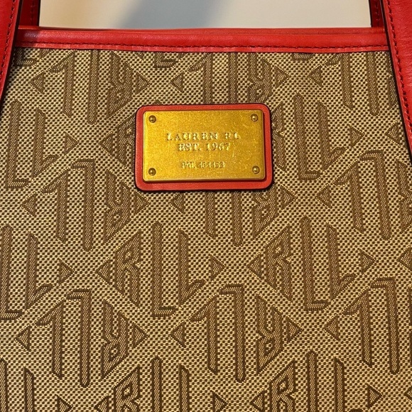 Vintage LAUREN by RL Signature Monogram, Shoulder Bag - Picture 13 of 13